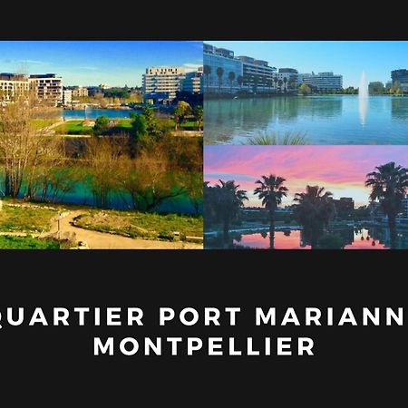 T2 Cubano Montpellier Parking Proche Plages Экстерьер фото