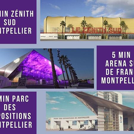 T2 Cubano Montpellier Parking Proche Plages Экстерьер фото