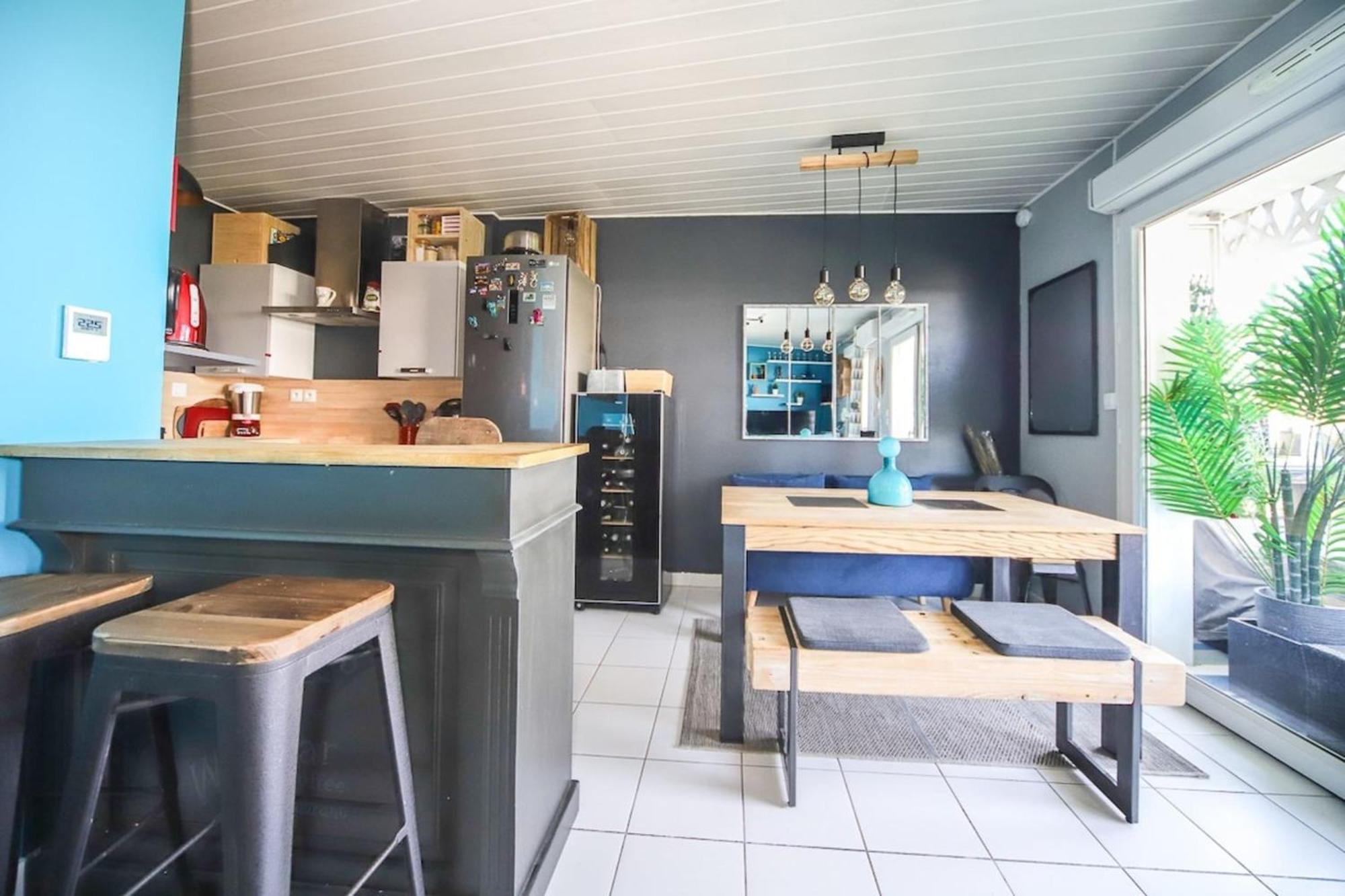 T2 Cubano Montpellier Parking Proche Plages Экстерьер фото